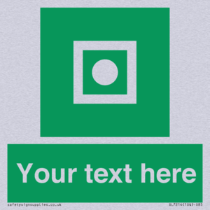 Custom sign safe condition Shipboard general alarm